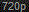 YouTube 720p resolution button