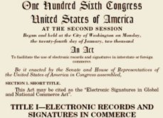 Click to view the US Esign Act PDF US Esign Act